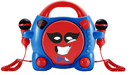 BibBen Interactive Lettore CD con microfoni